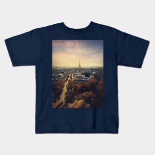 Paris Cityscape Kids T-Shirt